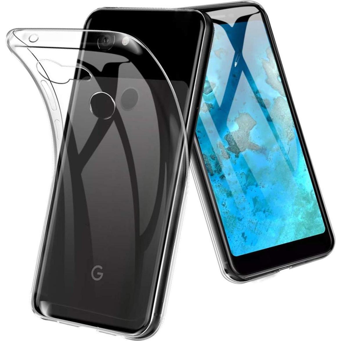 König Design Google Pixel 3a Hülle Case Handy Cover Schutz Tasche Schutzhülle Transparent Neu (Google Pixel 3a), Smartph...