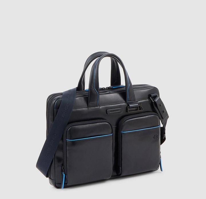 Actual product image Piquadro B2 Revamp - Narrow laptop bag 14" with iPad holder (14")