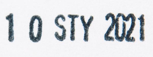 Produktbild Office Products Selbstfärbender datumstempel, mit tinte, iso, schwarz