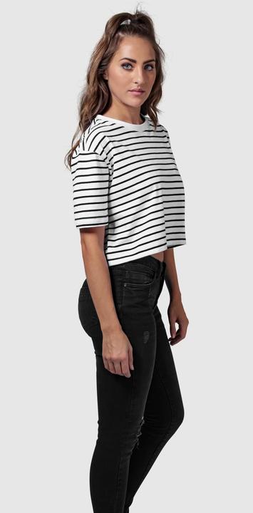 Image du produit Urban Classics Ladies Short Striped Oversized Tee (S)