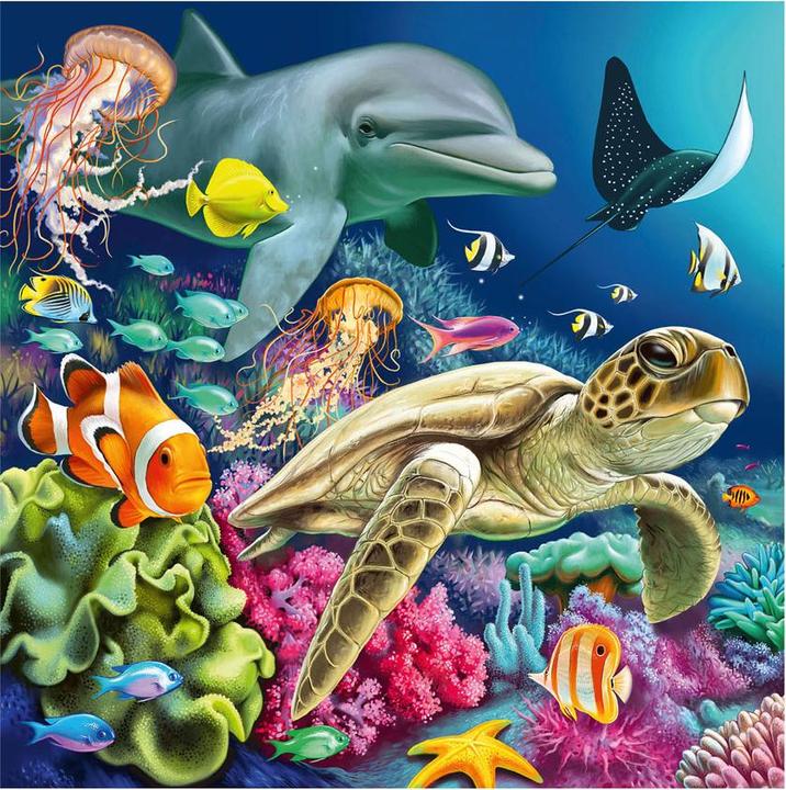 Image du produit Ravensburger Un monde sous-marin enchanteur (49 pièces)