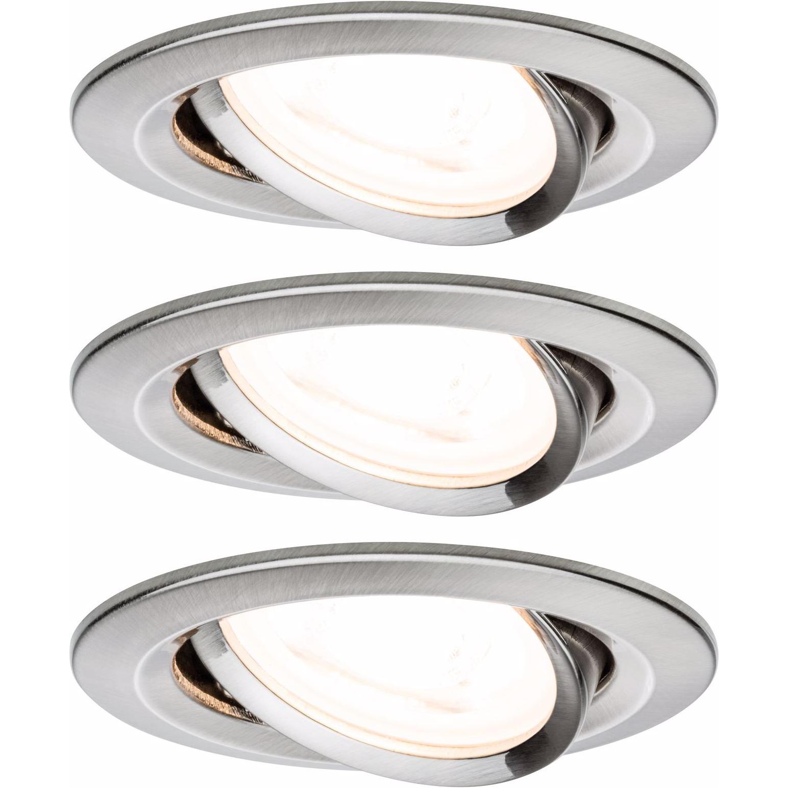 Paulmann, Wandleuchte + Deckenleuchte, Einbauleuchte Nova Set (460 lm, GU10)