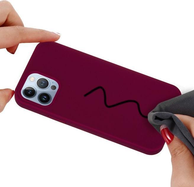 Actual product image MU Classic Liquid Silicone Series (Apple iPhone 14 Pro Max)