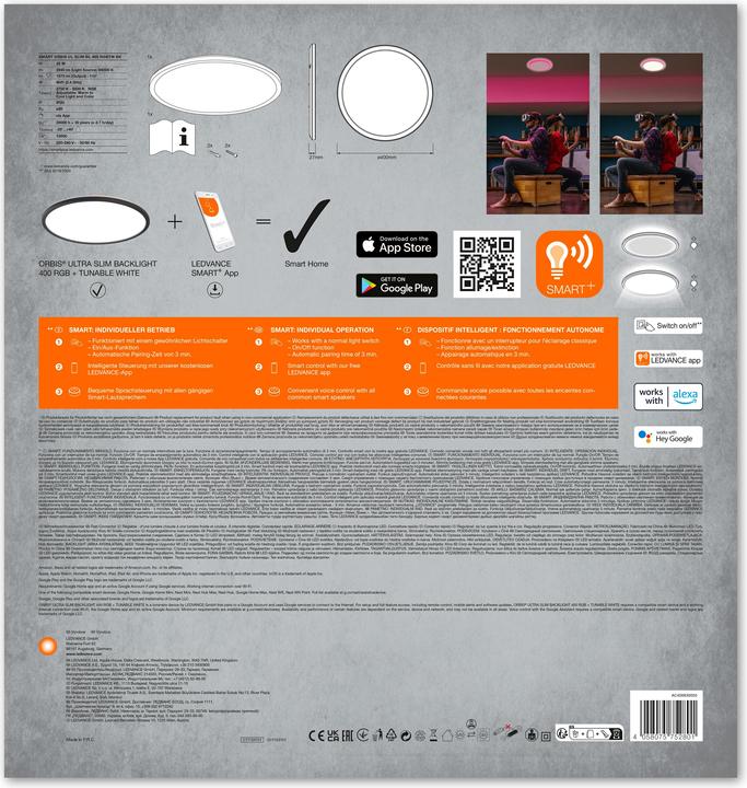Actual product image Ledvance Smart+ Orbis Ceiling (1870 lm)