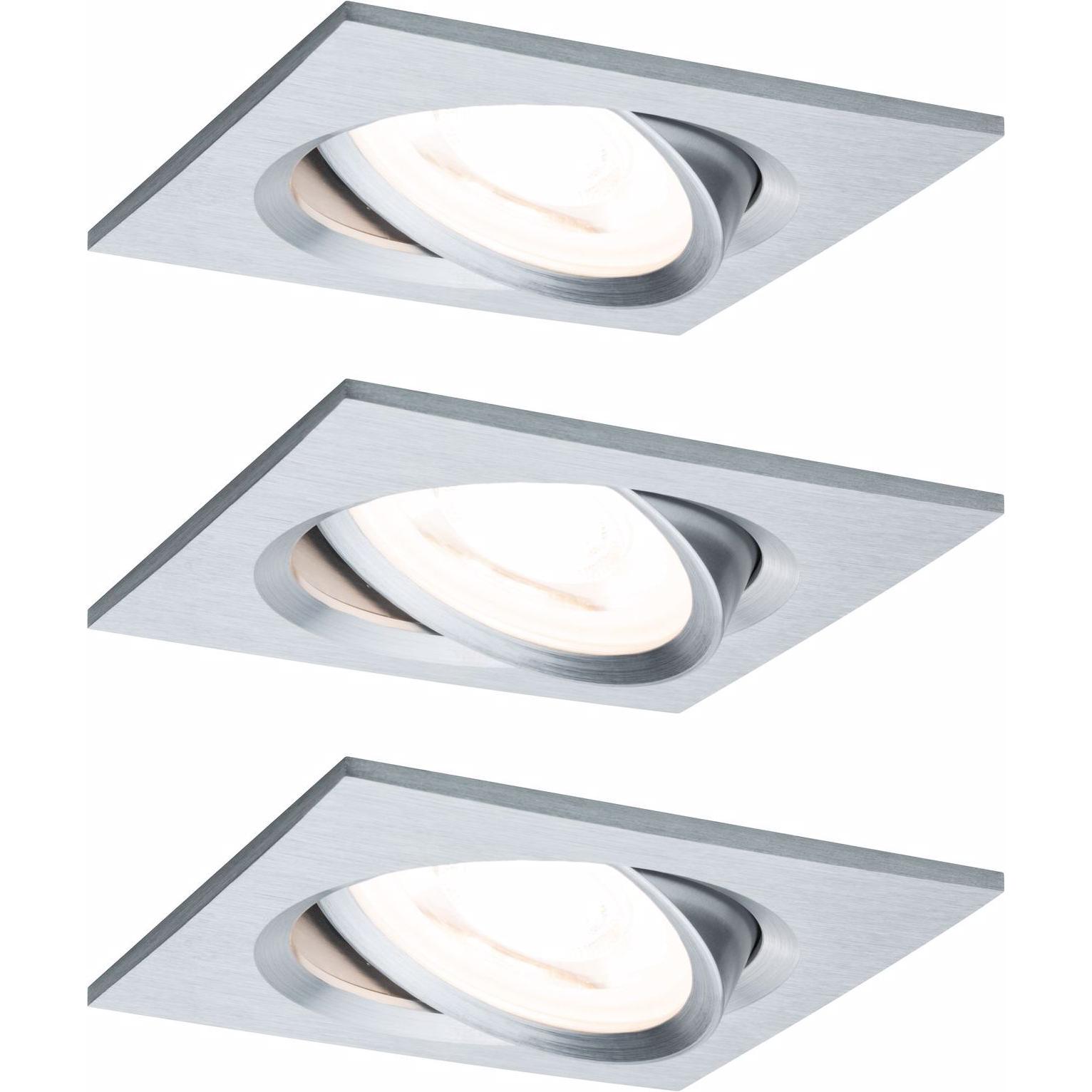 Paulmann, Wandleuchte + Deckenleuchte, Einbauleuchte Nova Set (460 lm, GU10)