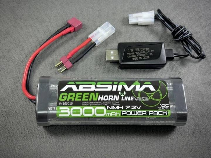 Actual product image Absima Model making battery pack (NiMh) 7.2 V 3000 mAh Softcase Tamiya (7.20 V, 3000 mAh)
