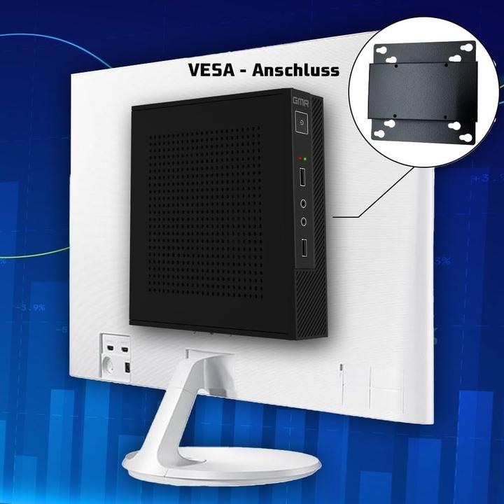 Produktbild GMR Ultra Smart Mini i7 Office-PC mit 16 GB RAM, 512 GB SSD, USB 3, Windows 11 Prof, WLAN Bluetooth (512 GB, 16 GB)