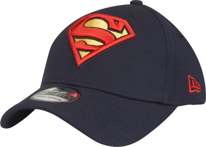 Produktbild New Era 39Thirty Stretch Cap - SUPERMAN navy - M/L (M, L)