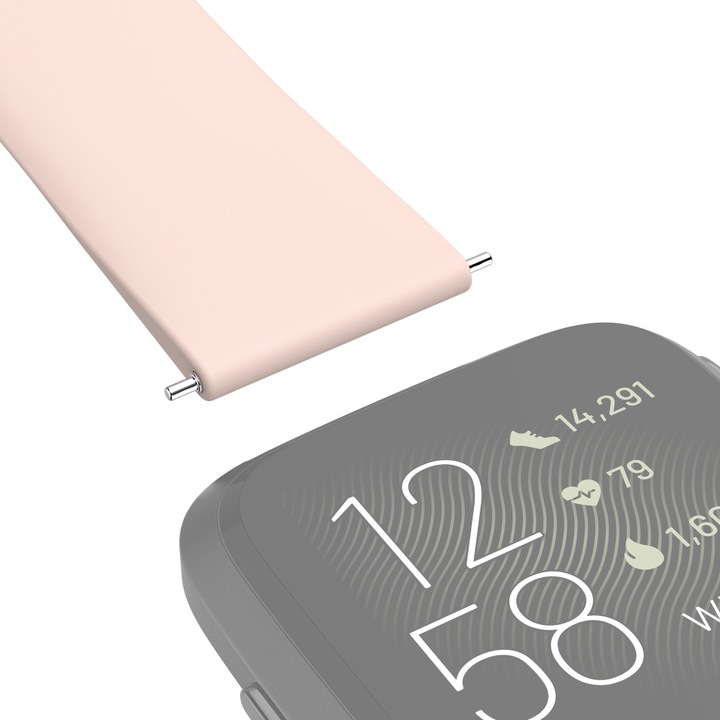 Produktbild Hama 00086233 Smartwatch-Zubehör Band Rose Silikon (Silikon, Versa 2, Versa, Versa Lite)