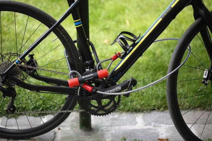 Actual product image Zefal K-TRAZ CABLE L bicycle lock