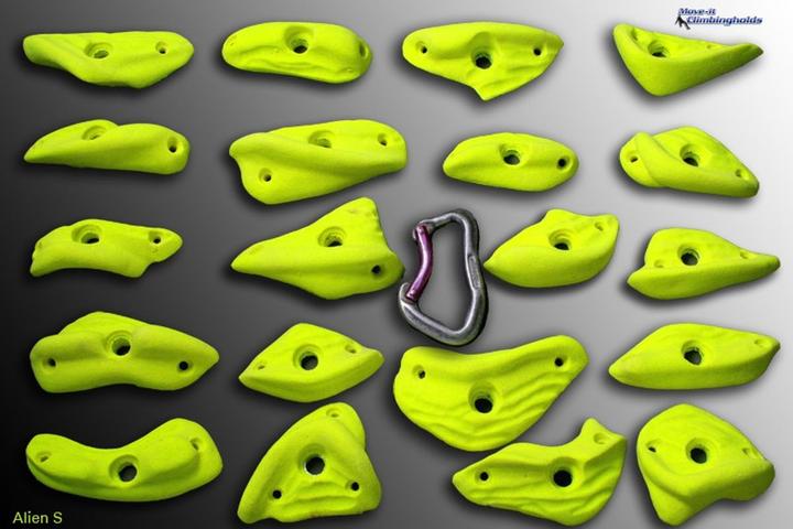 Produktbild Move It Climbingholds Alien S Klettergriffe-Set (Grau)