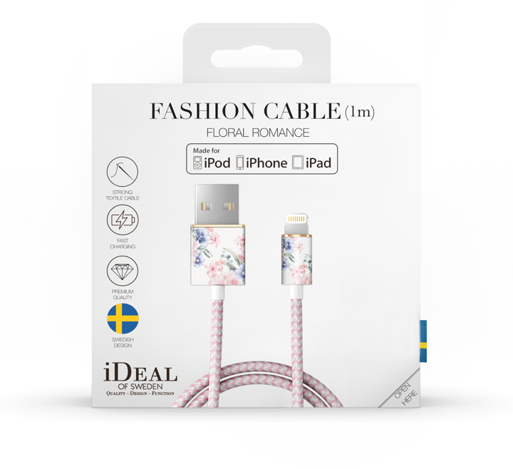 Produktbild iDeal Of Sweden Floral Romance (1 m, USB 2.0)