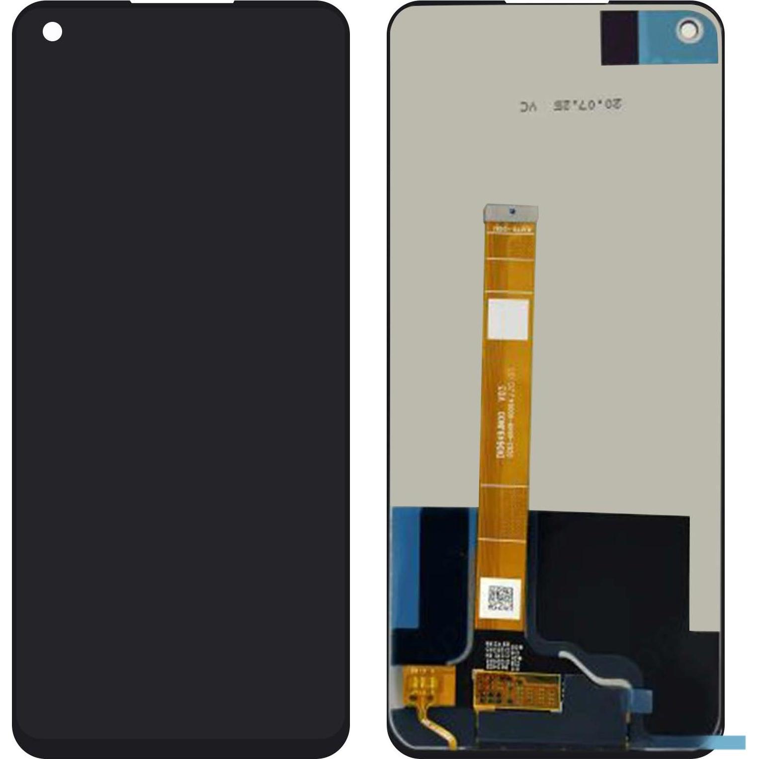 Clappio Ersatzdisplay (Display, Realme 6), Mobilgerät Ersatzteile, Schwarz