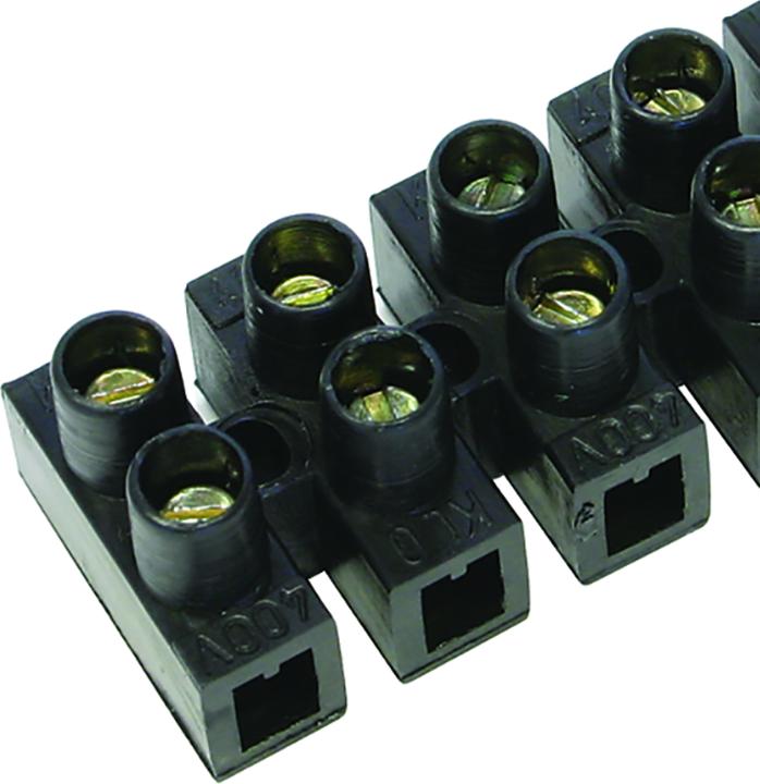 Actual product image Steffen Terminal block 0.5mm2 - 2.5mm2 black, 2 pcs.