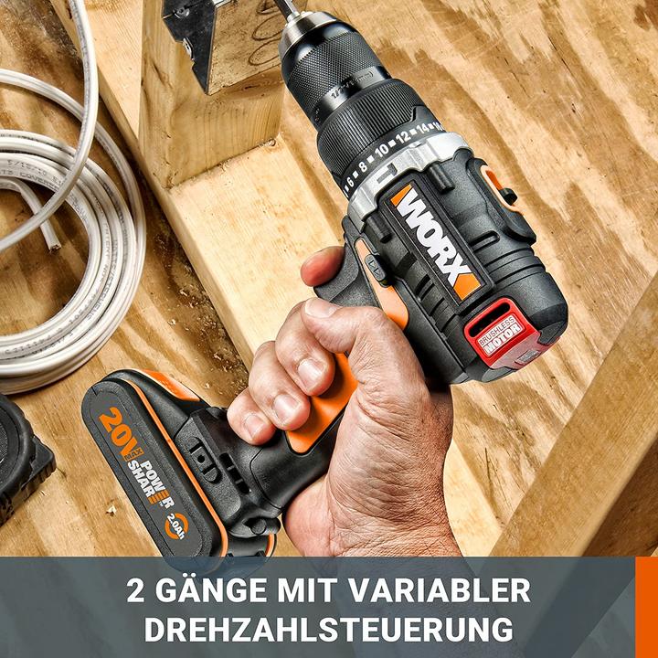 Produktbild Worx Akku-Schlagbohrschrauber (Akkubetrieb)