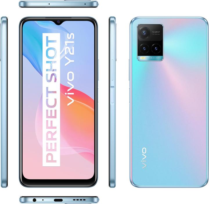 Actual product image Vivo Y21s (128 GB, Midday Dream, 6.51", Dual SIM, 4G)