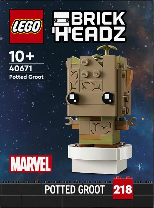 Produktbild LEGO Groot im Topf (40671, LEGO Brickheadz)