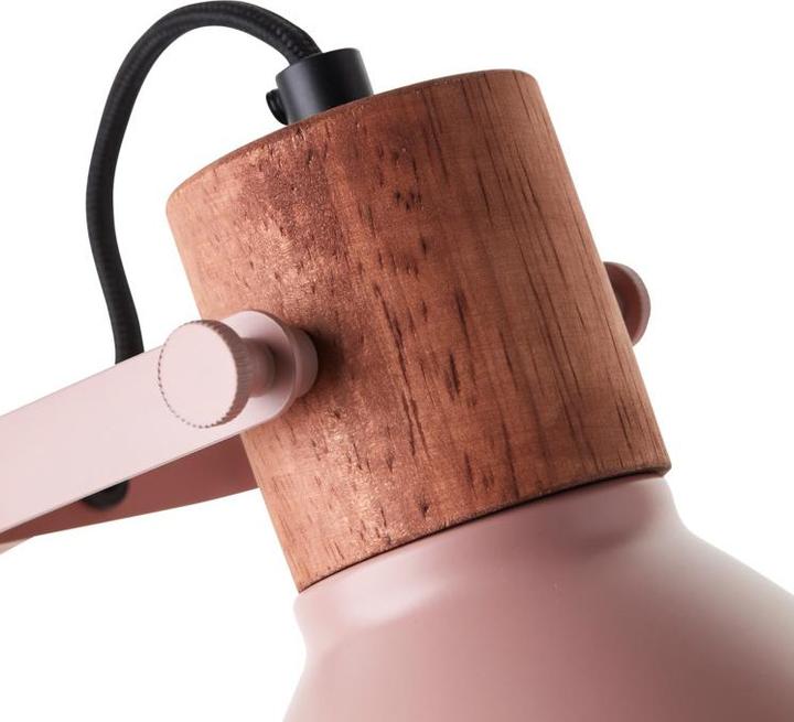 Produktbild Brilliant Erena Tischleuchte 52cm hellrosa Metall/Holz Schnurzwischenschalter 1 (E27)