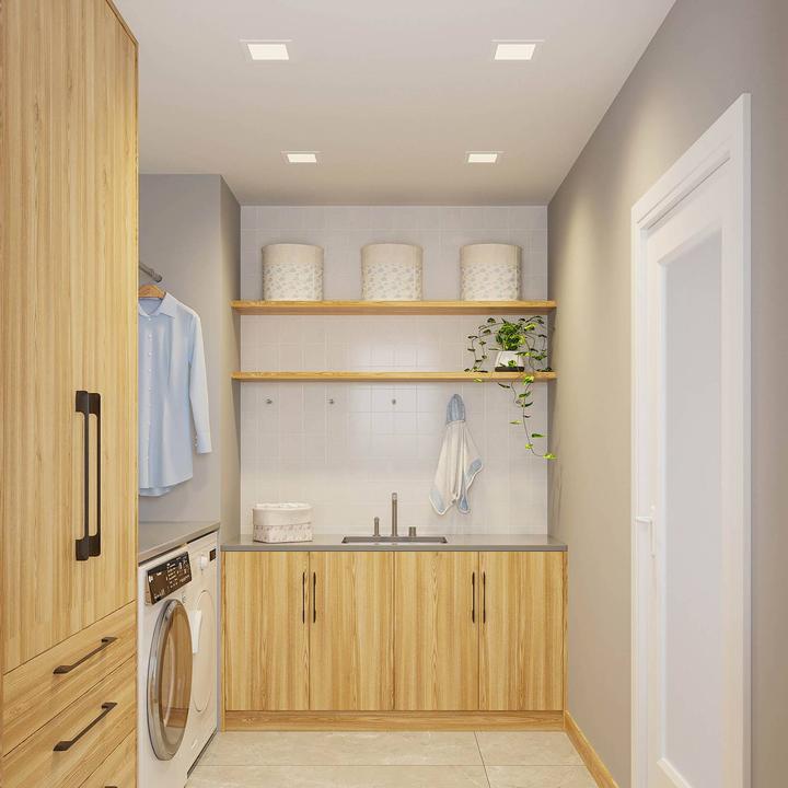 Actual product image Prios Helina LED recessed lamp, white, 16.5 cm (820 lm)