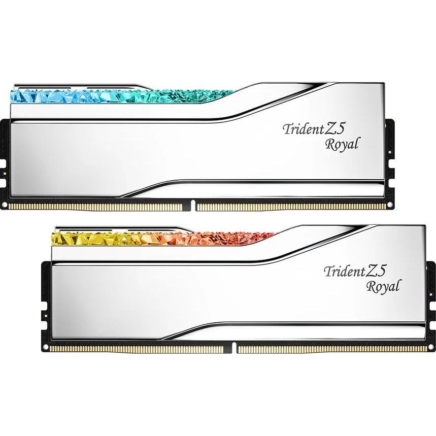 G.Skill Trident Z5 Royal Neo (2 x 32GB, 6000 MHz, DDR5-RAM, DIMM), RAM, Silber