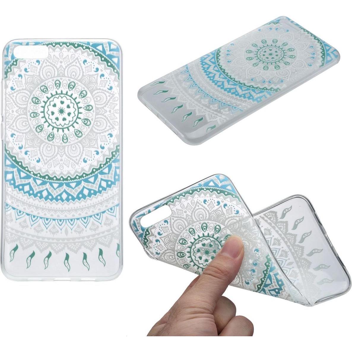 Thumbnail - König Design Xiaomi Redmi 4 Hülle Case Handy Cover Schutz Tasche Schutzhülle Henna Etuis Blau (Xiaomi Redmi 4), Smartpho...