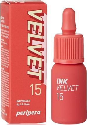 Clio Peripera Lip Ink Velvet Tint Soft Glowing Cosmetics Smooth And Shining Long Lasting Makeup Beauty Pe (Beauty Peak Rose)