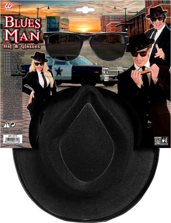 Produktbild Widmann BLUES MAN (Hut, Brille)