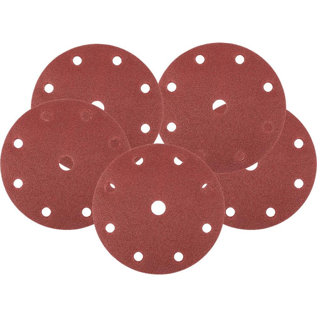Neo, Abrasivi, Schleifteller 150 mm, P100, 5 Stück, mit 9 Löchern für 04-721 (P100)