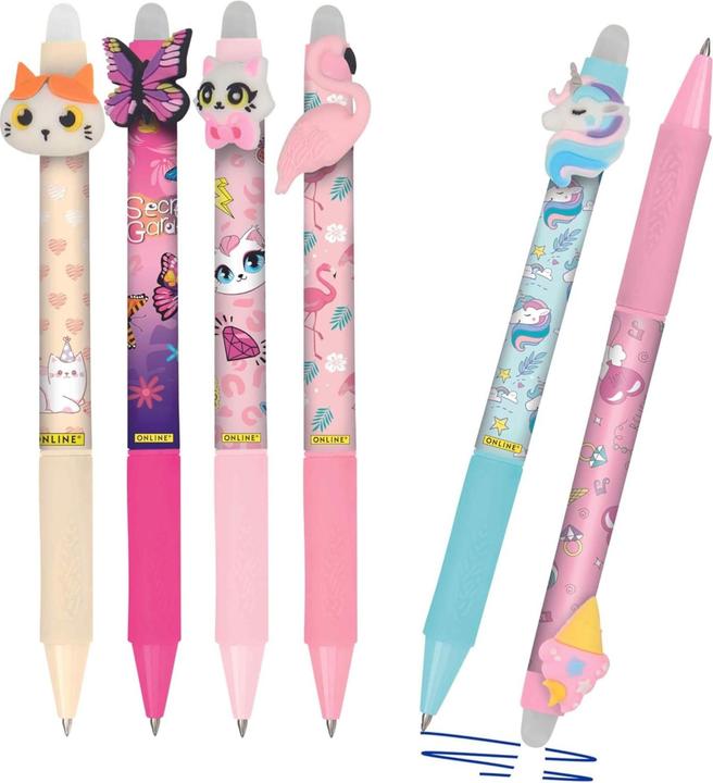 Image du produit Online 6er Pack Gelpen magiXX Fun Girls gemischt (Bleu, 6x)