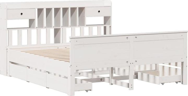 Produktbild vidaXL Bett mit Regal (180 x 200 cm)