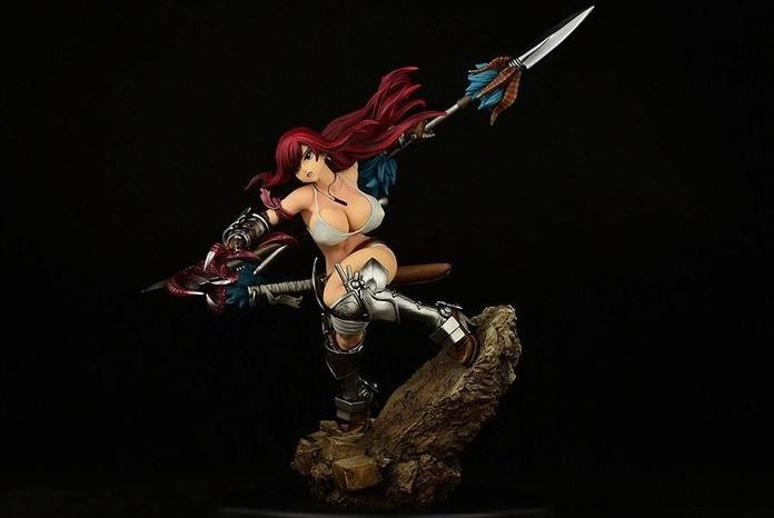 Actual product image Orca Fairy Tail statuette 1/6 Erza Scarlet the Knight Ver. Refine 2022 31 cm