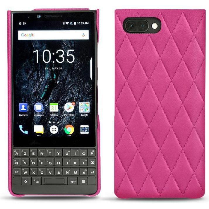Noreve Lederschutzhülle (Blackberry KEY2), Smartphone Hülle, Rosa