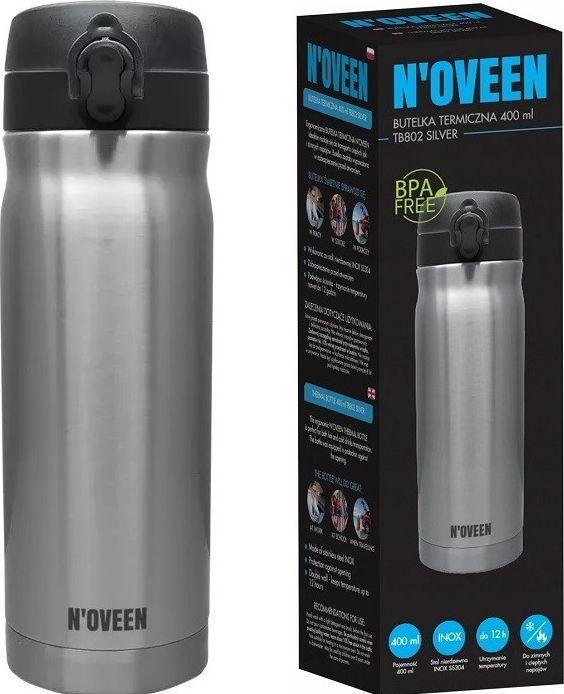 Noveen Thermosfles 400 ml TB802 Zilver (0.40 l)
