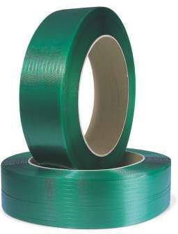 Image du produit Transpak Bande de cerclage largeur15.5xépaisseur0.6mm longueur 2000m polyester/PET vert gaufré diamètre de