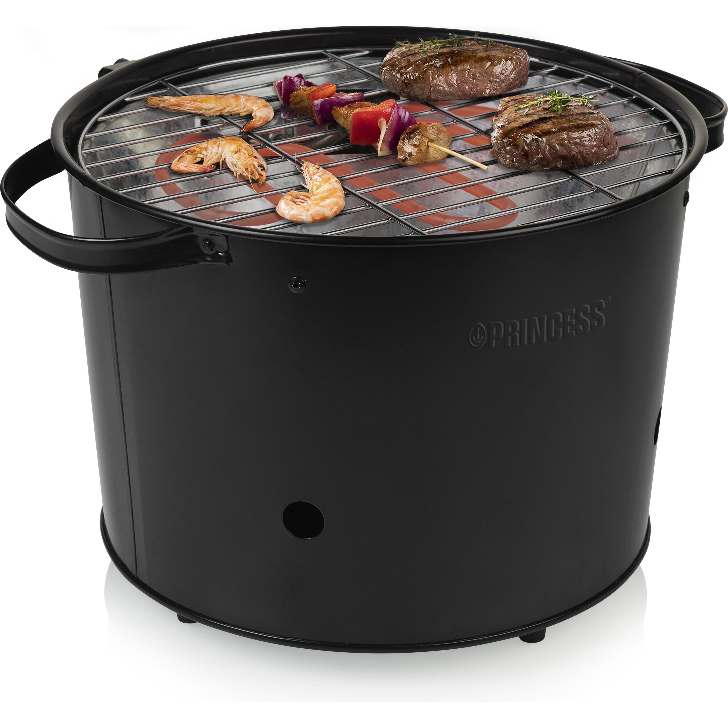 Princess 112240, Tischgrill, Schwarz