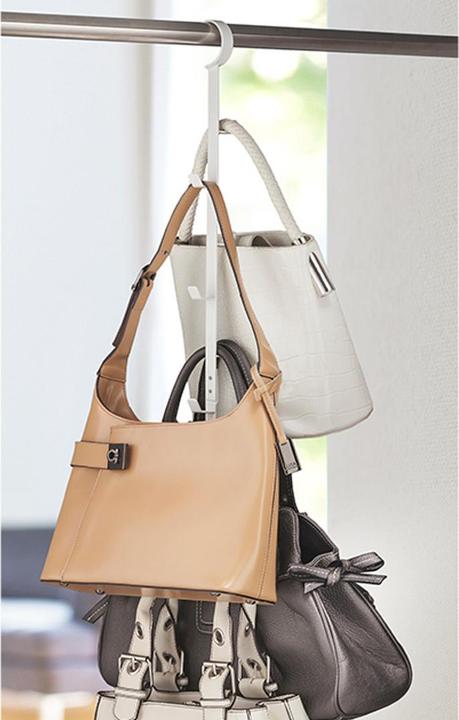 Actual product image Yamazaki Wardrobe organiser with 8 hooks SMART (5 x 6 x 54 cm)