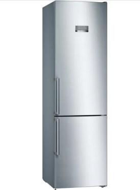 Produktbild Bosch Hausgeräte Serie 4 KGN397IEQ Kühl- und Gefrierkombination Freistehend 368 l E Edelstahl (368 l)