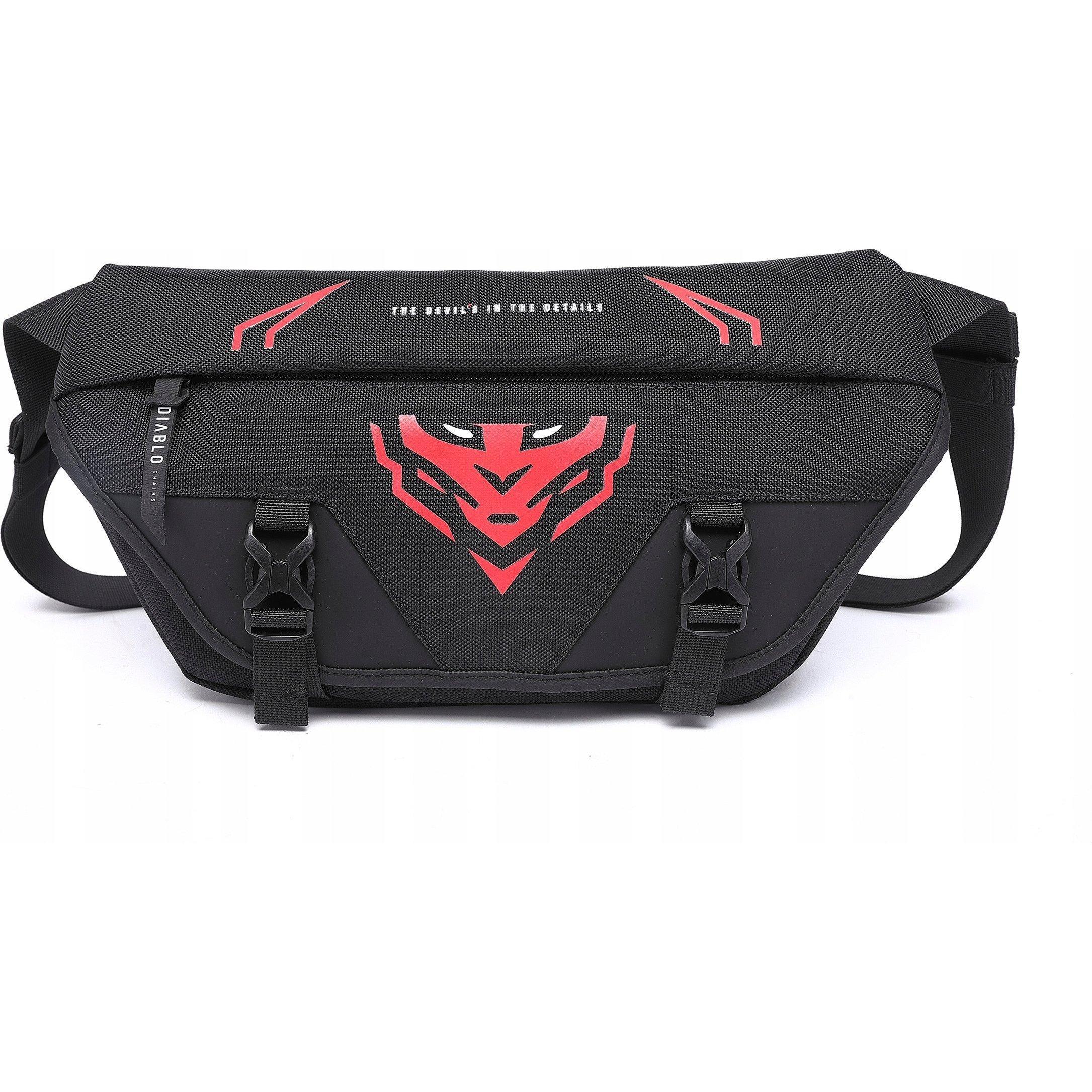 Diablo Sedia Duża nerka Bum Bag : czarna, Sedia gaming, Nero