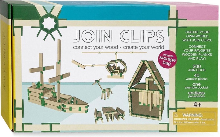 Join Clips Clips verbinden Verbindungselemente Starter-Set, 240 Stk.