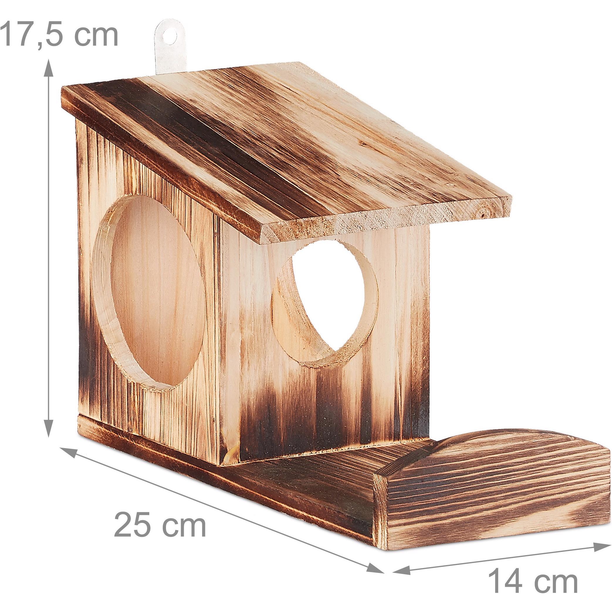 Thumbnail - Relaxdays Eichhörnchen Futterhaus, Vogelhaus
