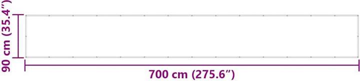 Produktbild vidaXL Balkon Sichtschutz (700 cm)