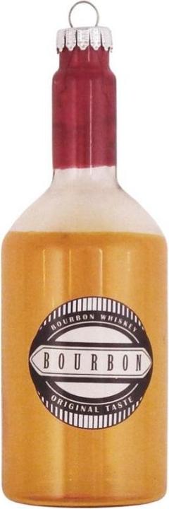 Produktbild Krebs Glas Lauscha Weihnachtskugel: Bourbonflasche