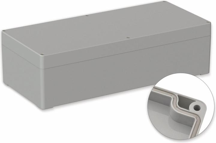 Produktbild Pollini Gehäuse, 5U250100, 360x160x100 mm POLLIN, IP66, Lichtgrau