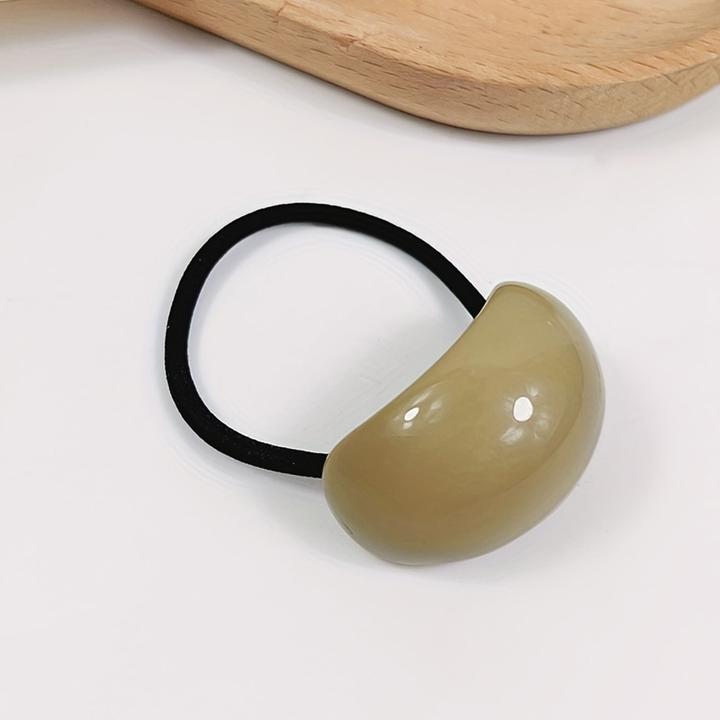 Image du produit Avizar Haargummi mit Holz-Effekt-Perle (Élastiques à cheveux)