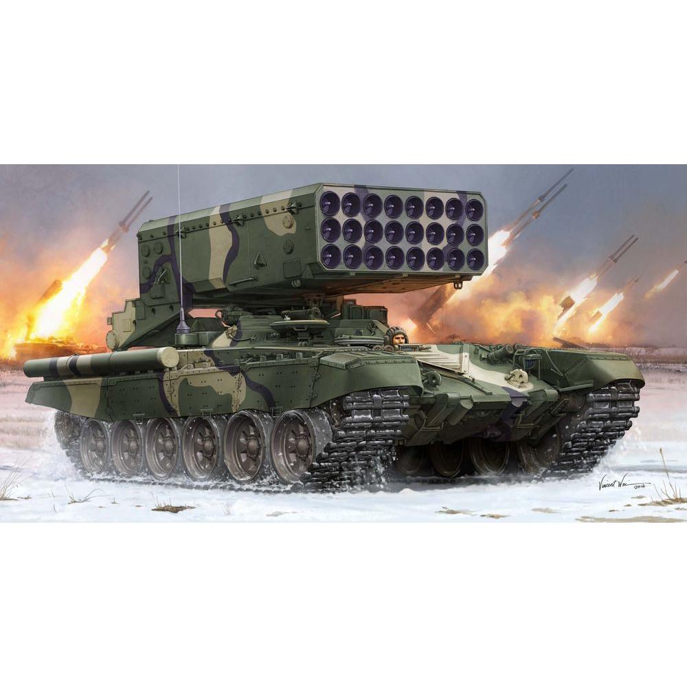 Trumpeter Russian TOS-1 24-Barrel Multipe Rocket L