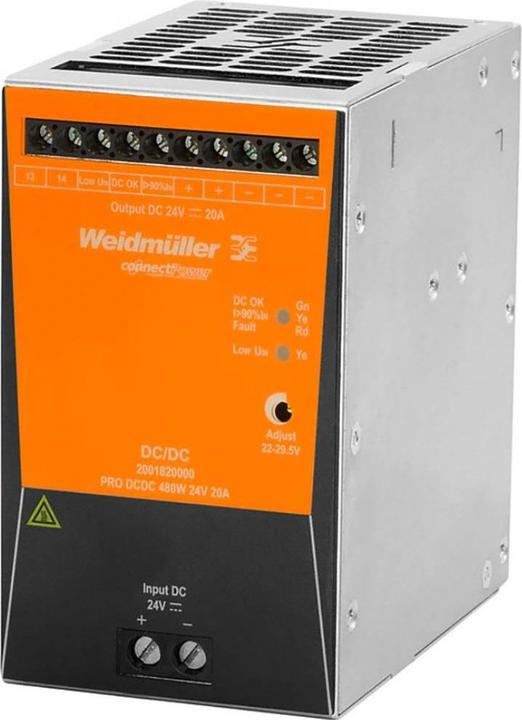 Image du produit Weidmüller Convertisseur PRO DCDC 480W 24V 20A