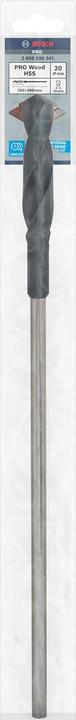Image du produit Bosch Professional Zubehör Foret d'installation PRO Wood HSS, 20 x 100 x 400 mm (10 mm)