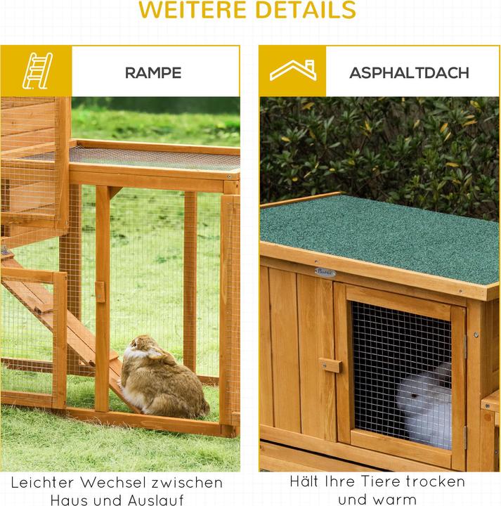 Image du produit PawHut Clapier pour petits animaux