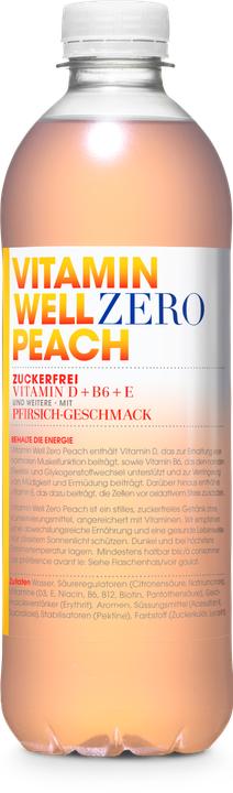 Produktbild Vitamin Well Zero (Pfirsich, 12 x)