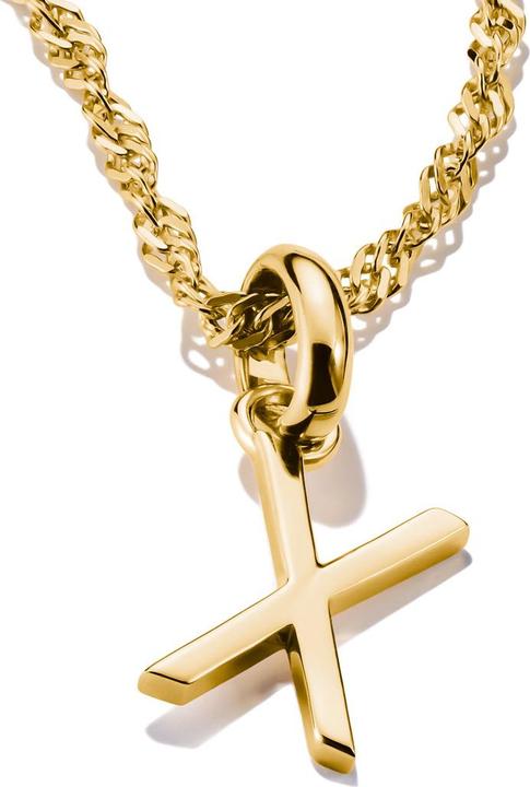 Immagine prodotto Thomas Sabo Charm-Anhänger Buchstabe X Connect vergoldet (Argento 925)